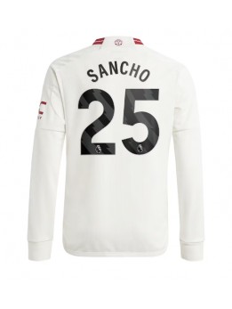 Manchester United Jadon Sancho #25 Rezervni Dres 2023-24 Dugim Rukavima